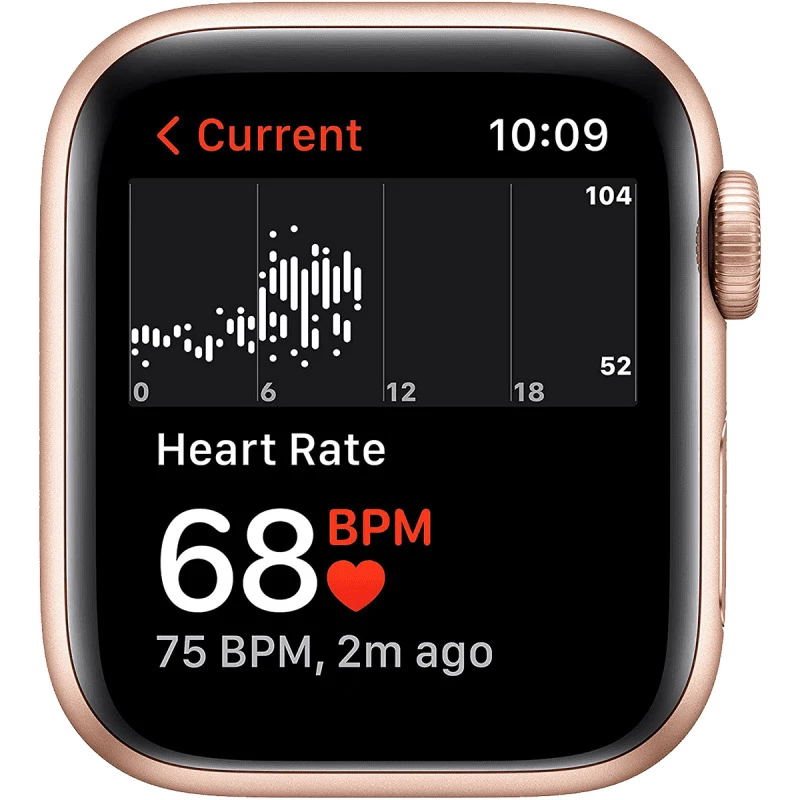 Apple Watch SE (GPS, 44mm) - Gold Aluminium with Sports Band - Starlight