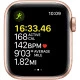 Apple Watch SE (GPS, 44mm) - Gold Aluminium with Sports Band - Starlight