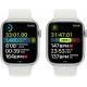 Apple Watch Series 8 (GPS, 45mm) - Silver Aluminium Case with White Sport Band - Regular