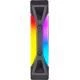 Corsair iCUE QL120 RGB, 120 mm RGB LED PWM Fan (34 Individually Addressable RGB LEDs, Speeds Up to 1,500 RPM, Low-Noise) Single Pack - Black 