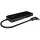 ICY BOX USB-C Docking Station (8-in-1) with 1x HDMI (4K 30Hz), 3x USB 3.0 HUB, 100W Power Delivery, Card Reader, Audio for Laptop, MacBook, iPad Pro or Android Tablet/Smartphone 