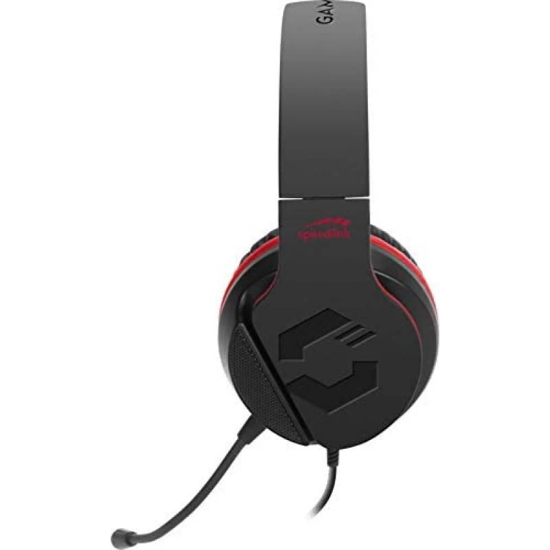 Speedlink Hadow Stereo PC Gaming Headset with Flexible Microphone, Stereo Jack 2.3m Cable, Adjustable 