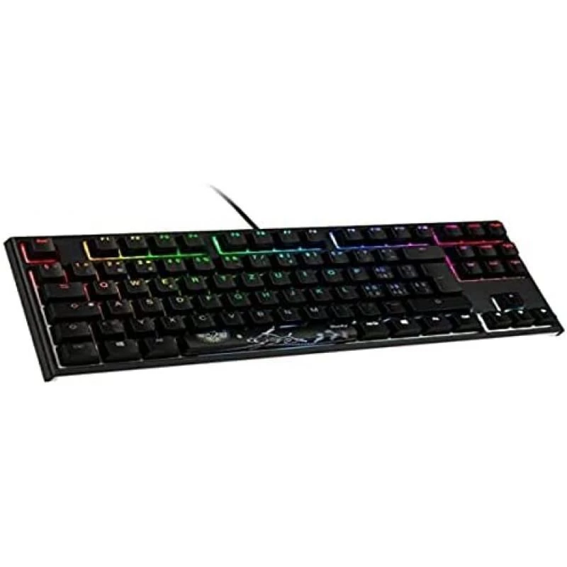 Ducky ONE 2 TKL PBT Gaming, MX-Blue, RGB LED - Black, 