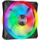 Corsair iCUE QL140 RGB, 140 mm RGB LED PWM Fan (34 Individually Addressable RGB LEDs, Speeds Up to 1,250 RPM, Low-Noise) Single Pack - Black 