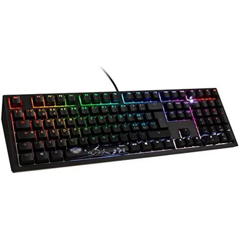 Ducky Shine 7 PBT Gaming, MX-Blue, RGB LED - blackout, 