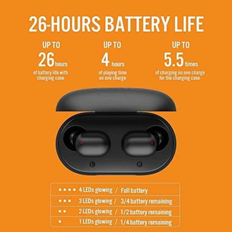 GT1 PRO True Wireless Earbuds Black 