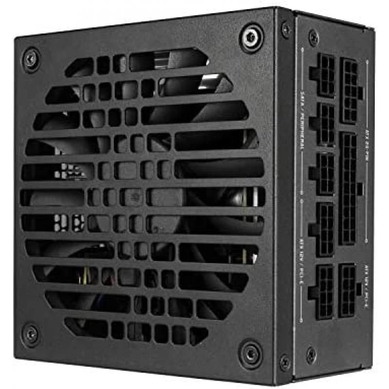 Fractal Design Ion SFX 500G - 80 Plus Gold Certified 500W Full Modular SFX-L Power Supply with UltraFlex DC wires – 120 mm silent fan with FDB bearings – Zero RPM mode - Black 