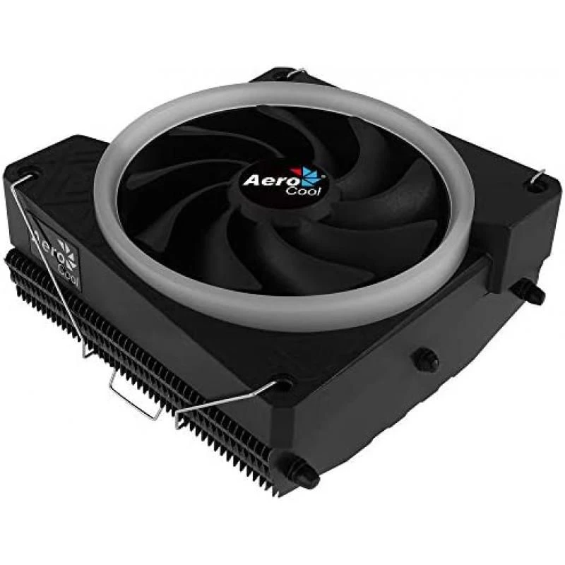 AeroCool CYLON4FW, ARGB CPU Cooler, White, TDP 145W, ARGB 12 cm Fan, HCTT 4 Heatpipes 