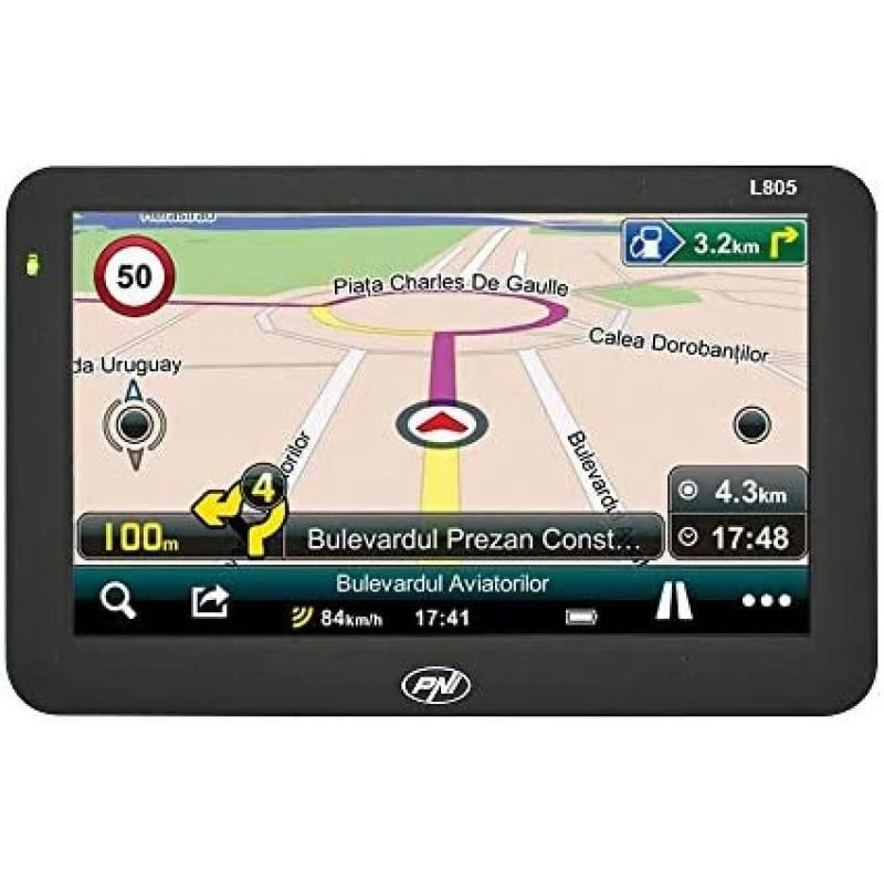 GPS navigation system PNI L805 5 inch screen, map of Europe Mireo Don't Panic + Life updates of maps 