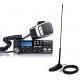 Pack Midland CB Radio Alan 48 Multi Plus B 4W 12V, 40 channels + Extra 45 Antenna with 45 cm magnet, SWR 1.0 