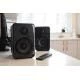 AVLink | Powered Bluetooth Bookshelf Monitors With Wireless Remote Control | Black 