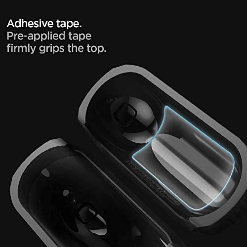 Spigen Rugged Armor Designed for Apple Airpods Pro Case (2019) - Matte Black 