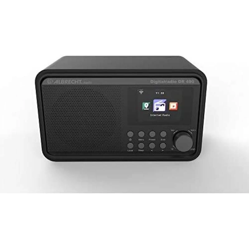 Albrecht DR 490 Digital Radio Internet/DAB+/FM with Colour Display Black 