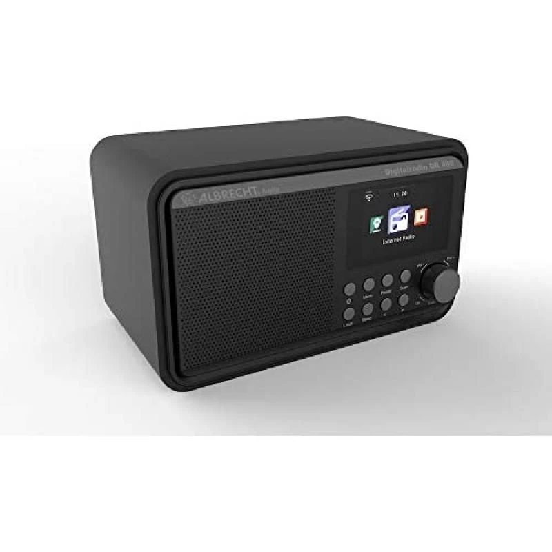 Albrecht DR 490 Digital Radio Internet/DAB+/FM with Colour Display Black 