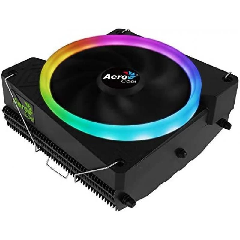 AeroCool CYLON4FW, ARGB CPU Cooler, White, TDP 145W, ARGB 12 cm Fan, HCTT 4 Heatpipes 