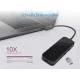 ICY BOX USB-C Docking Station (8-in-1) with 1x HDMI (4K 30Hz), 3x USB 3.0 HUB, 100W Power Delivery, Card Reader, Audio for Laptop, MacBook, iPad Pro or Android Tablet/Smartphone 