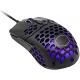 Cooler Master MM711 RGB-LED Lightweight 60g Wired Gaming Mouse - 16000 DPI Optical Sensor, 20 Million Click Omron Switches, Smooth Glide PTFE Feet, and Ambidextrous Honeycomb Shell - Matte Black 