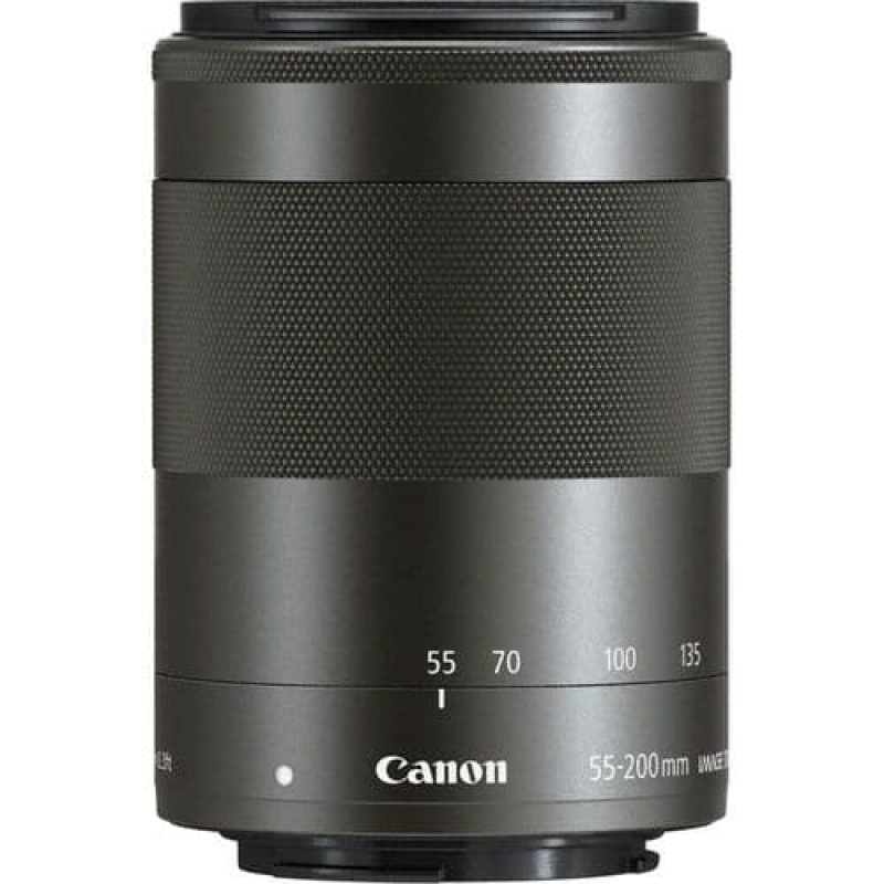 Canon EF-M 55-200mm f/4.5-6.3 IS STM Lens - Black