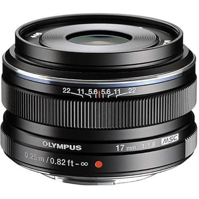 Olympus M.Zuiko Digital ED 17mm f1.8 Lens - Black