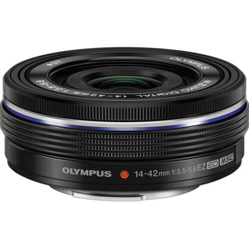 Olympus M.Zuiko ED 14-42mm F3.5-5.6 EZ Lens (Black)