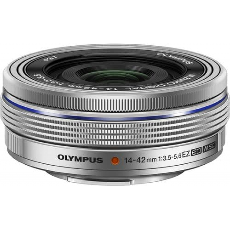 Olympus M.Zuiko ED 14-42mm F3.5-5.6 EZ Lens (Silver)