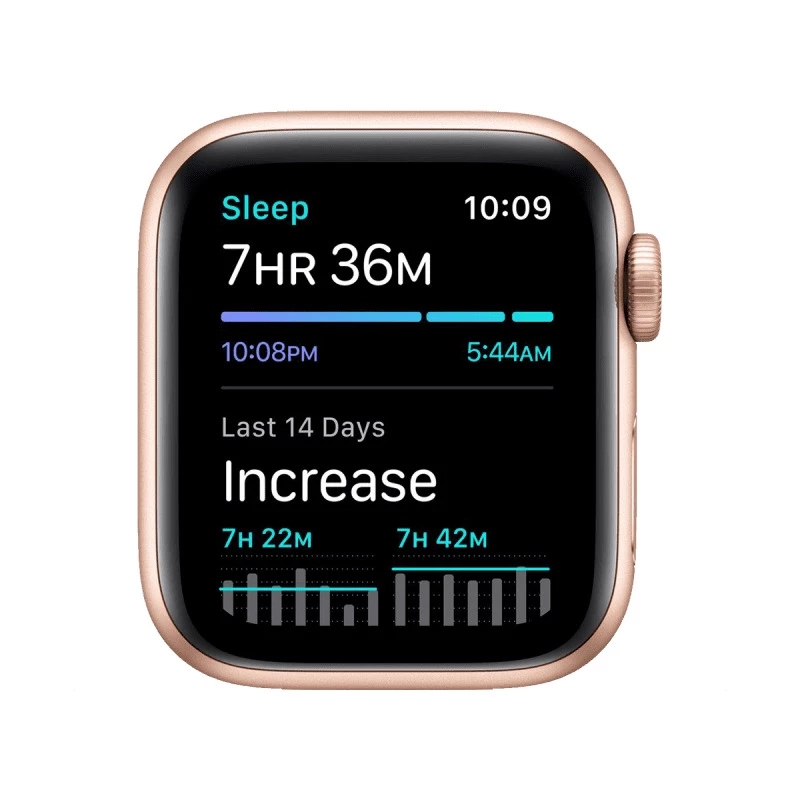 Apple Watch SE (GPS, 40mm) - Gold Aluminium with Sports Band - Pink Sand