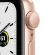 Apple Watch SE (GPS, 40mm) - Gold Aluminium with Sports Band - Pink Sand