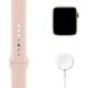 Apple Watch SE (GPS, 40mm) - Gold Aluminium with Sports Band - Pink Sand